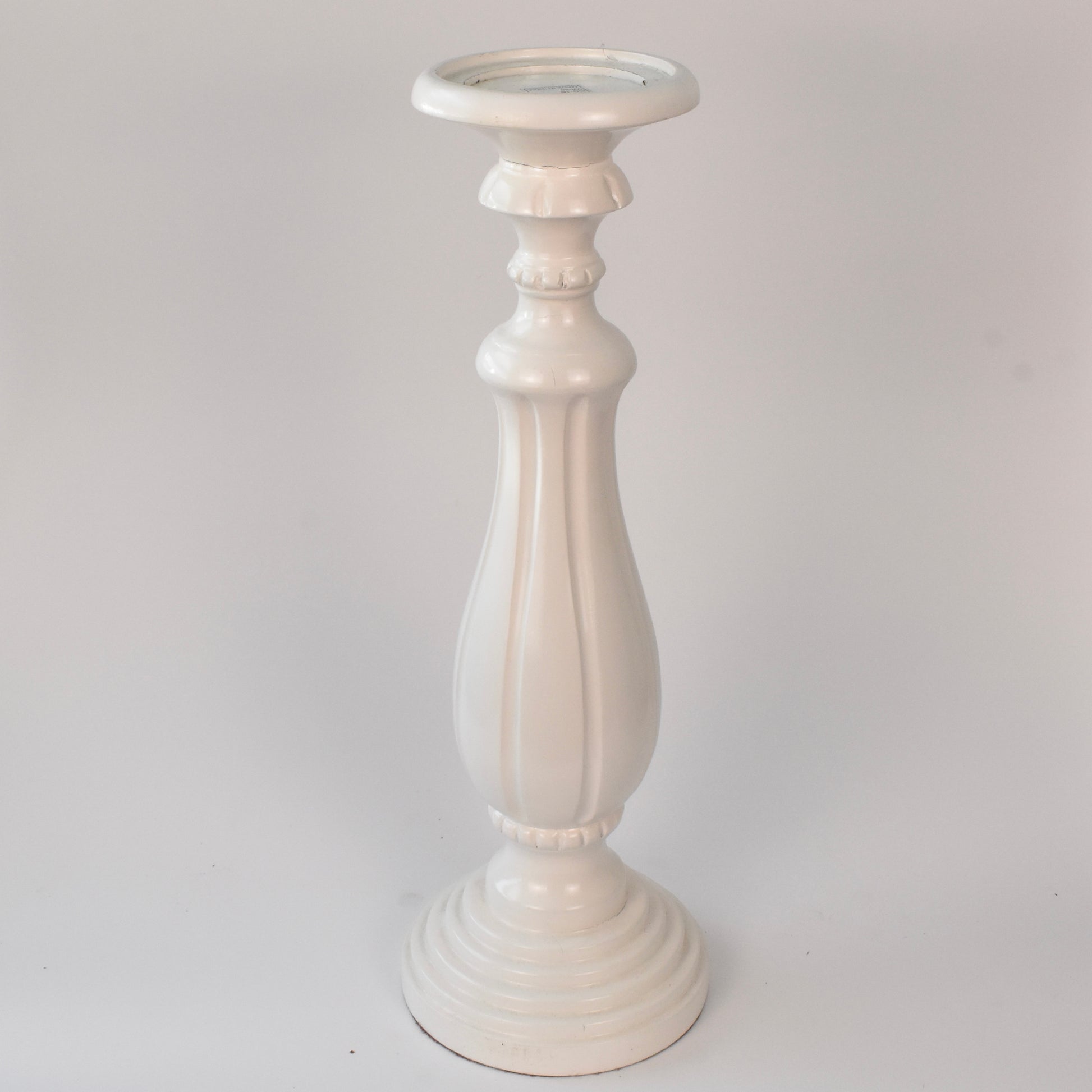 Sullivan Gifts White Candlestick