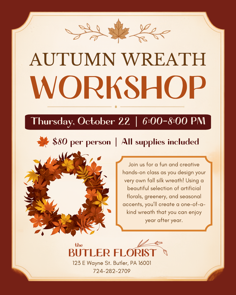 Autumn Wreath Workshop