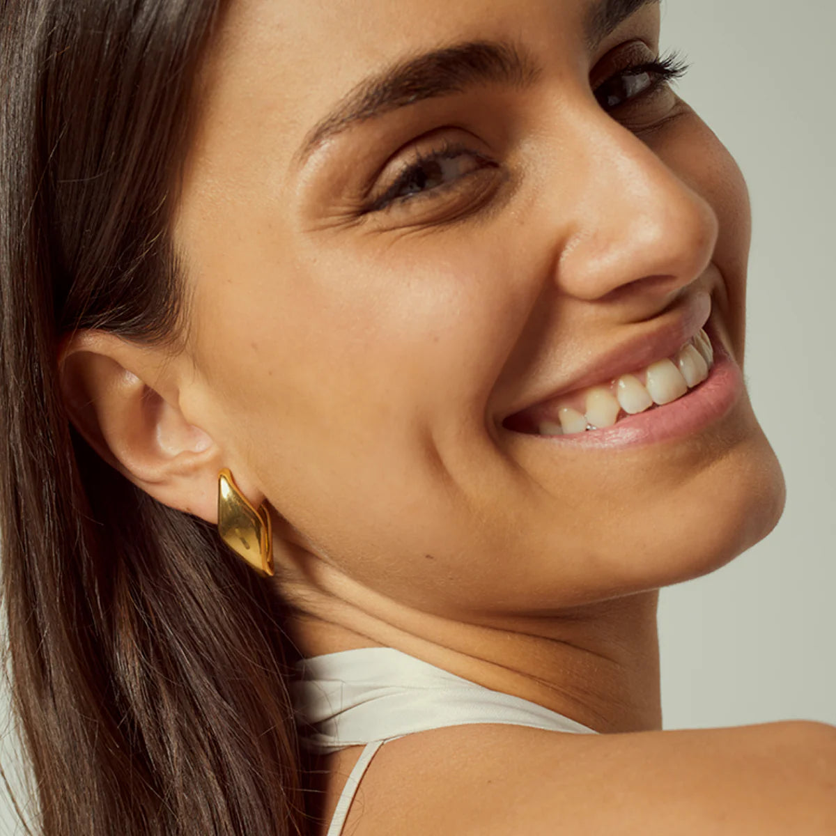 Sunflower Earrings – Gold