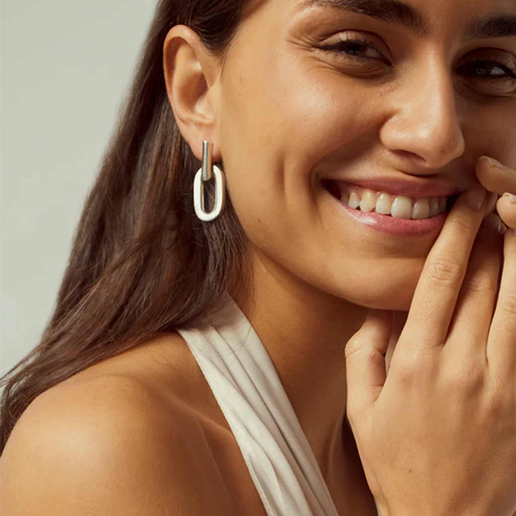 Athens Earrings - Silver