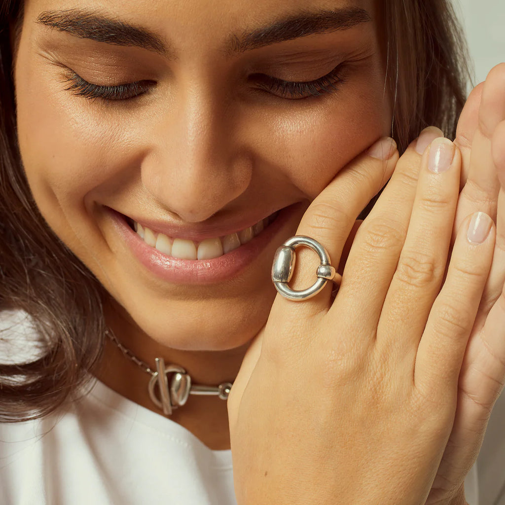 Chantilly Bit Ring – Silver