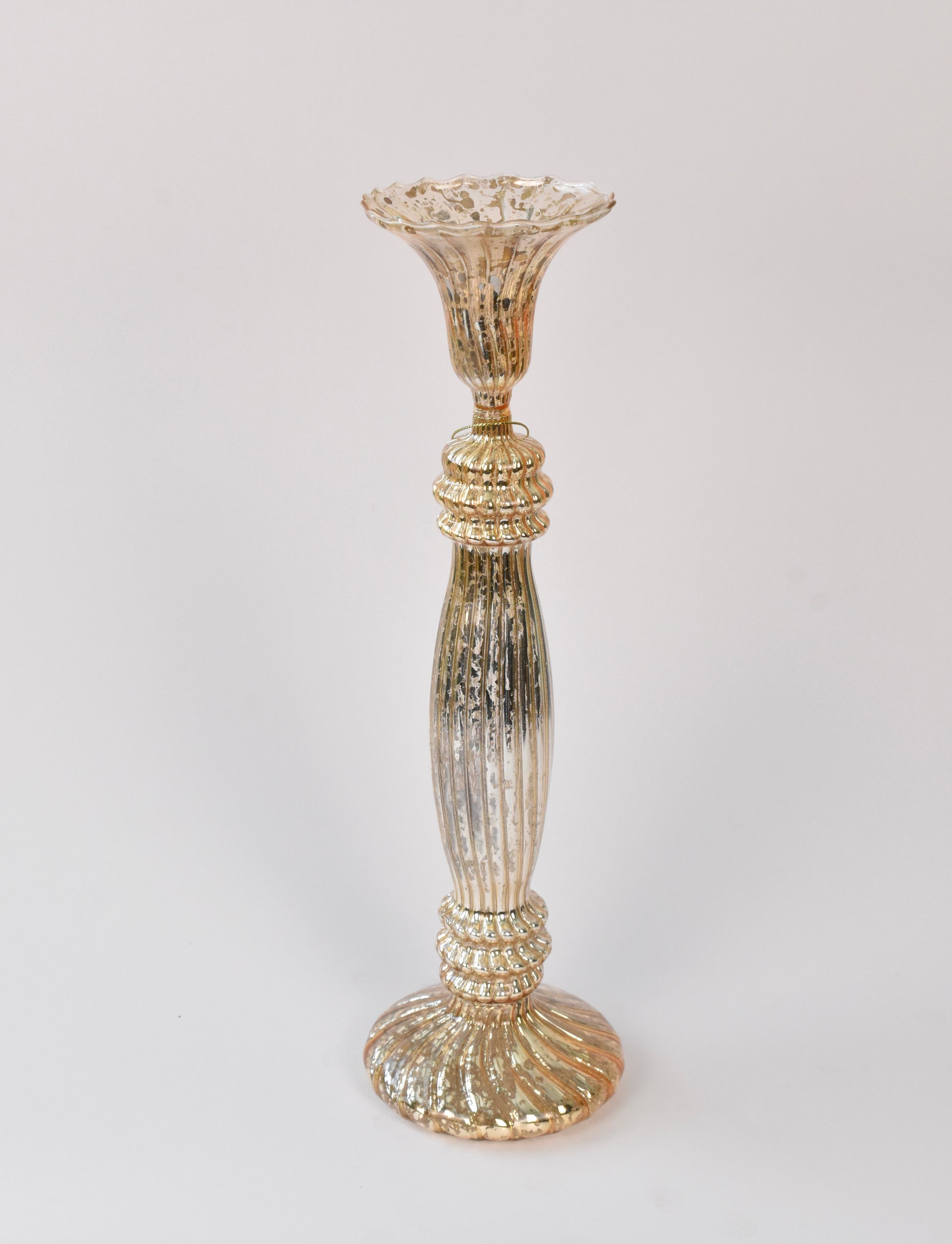 Small Gold Candle Holder