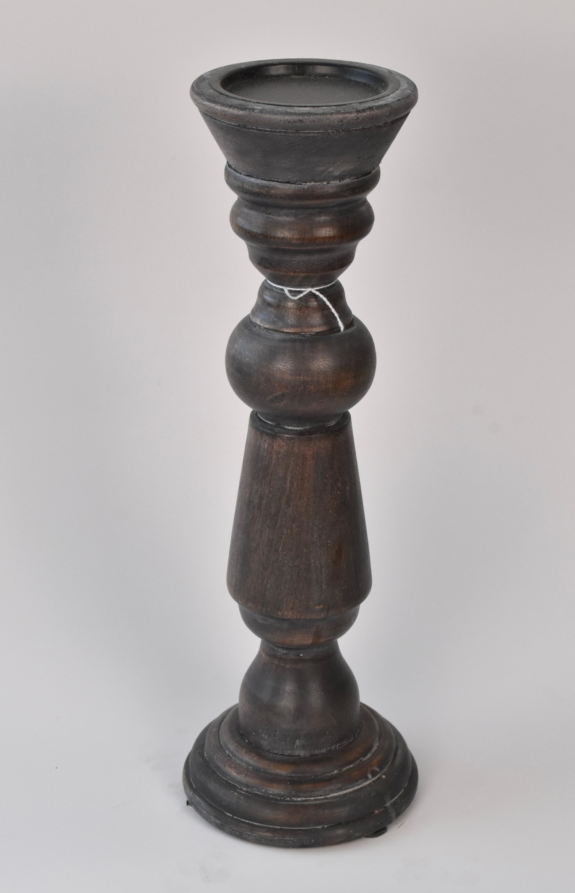 Medium Wood Candle Base