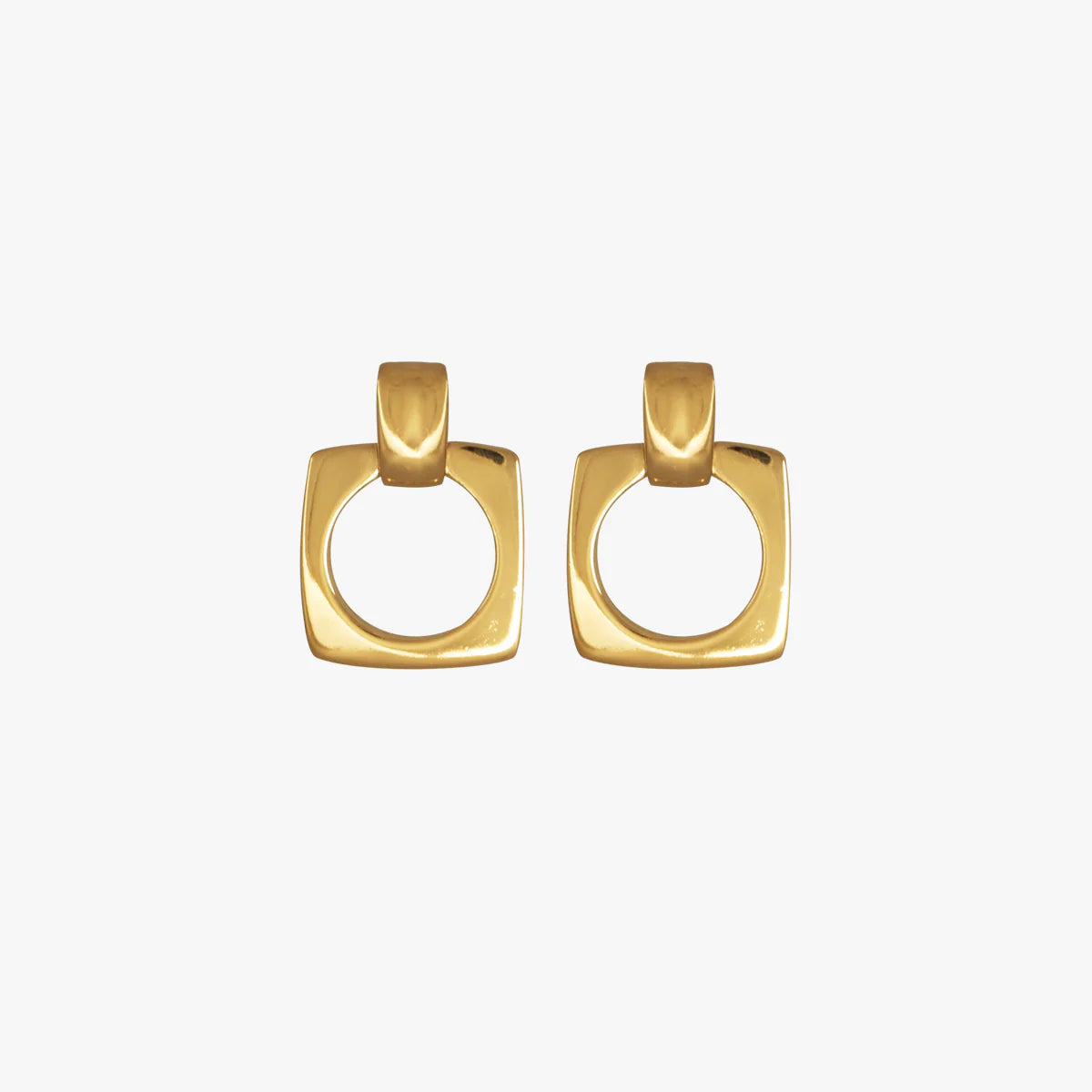 Aldaba Earrings – Gold