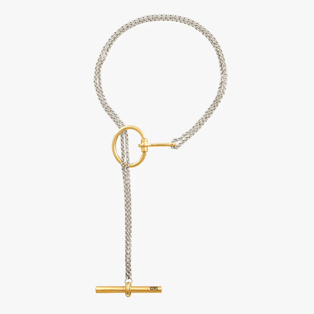 Amazon Bit Sliding Necklace – Gold/Silver