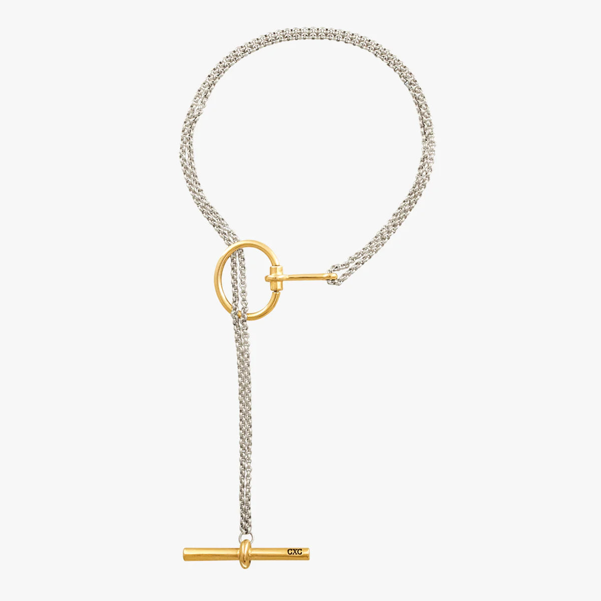 Amazon Bit Sliding Necklace – Gold/Silver