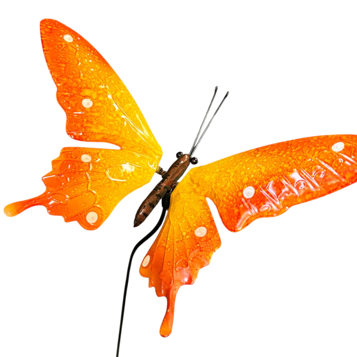 Sunset Glow Butterfly Garden Stake