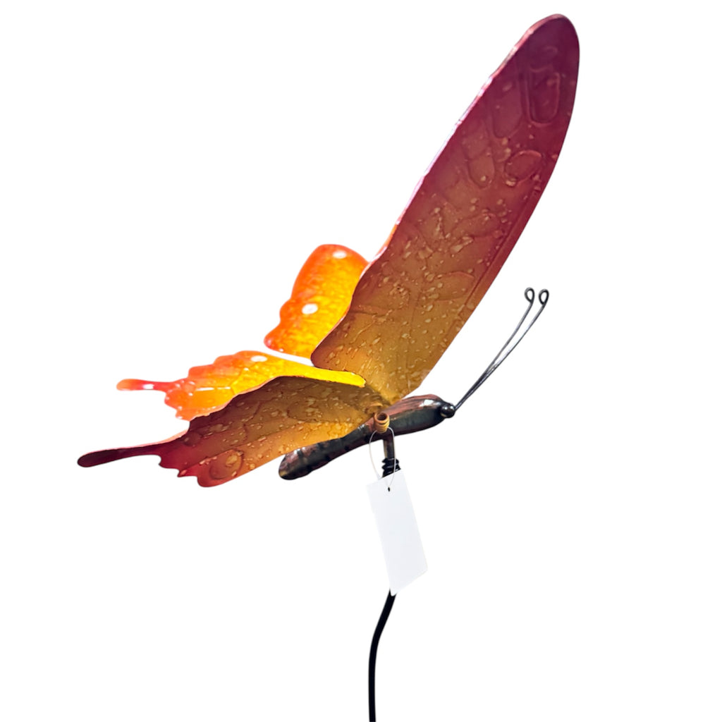 Sunset Glow Butterfly Garden Stake