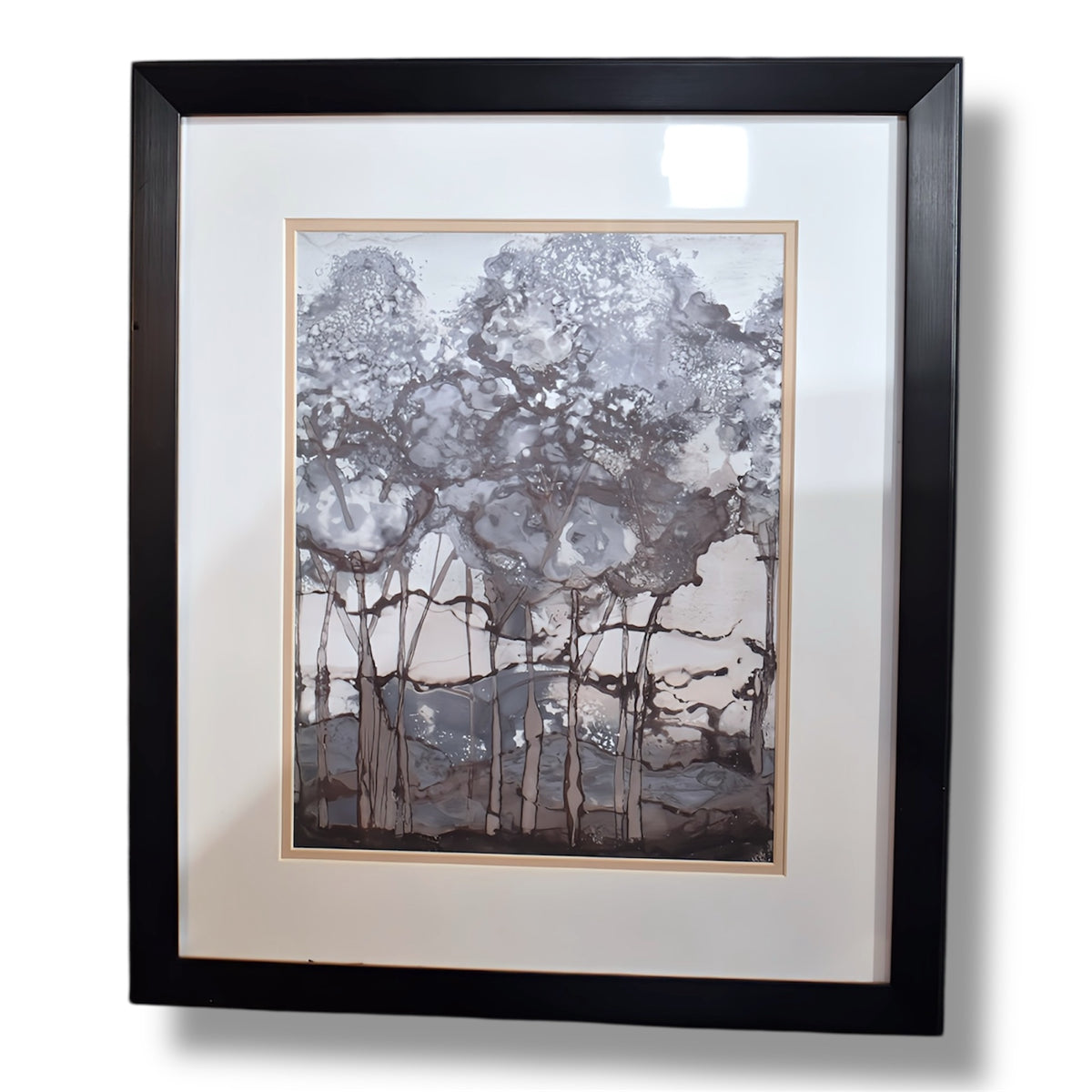 Watercolor Forest Framed Art Print