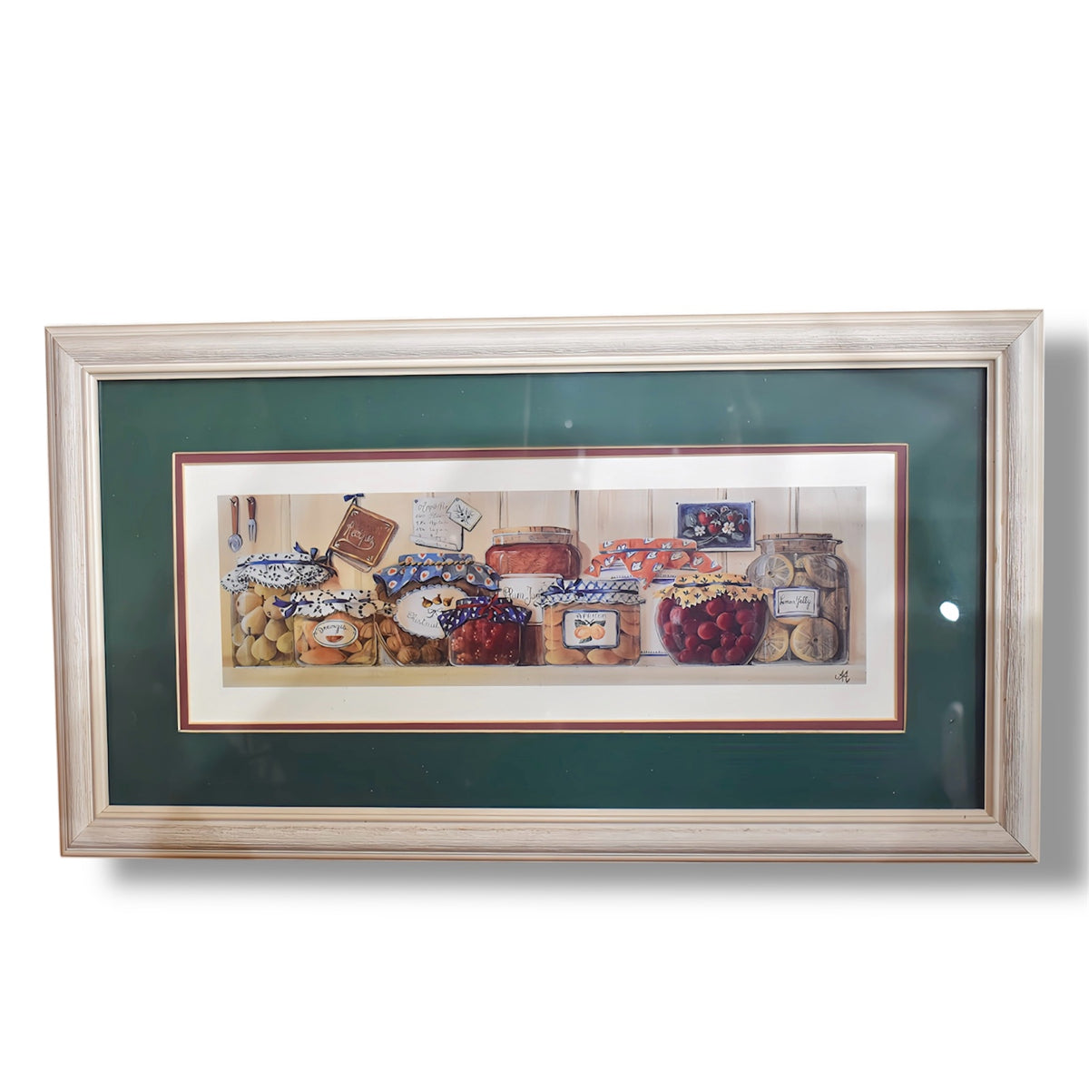 Fruit Jelly Jars Framed Art Print