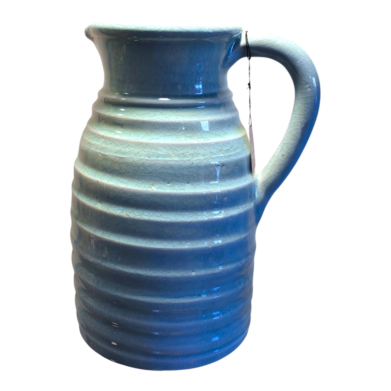 Aqua Blue Jar