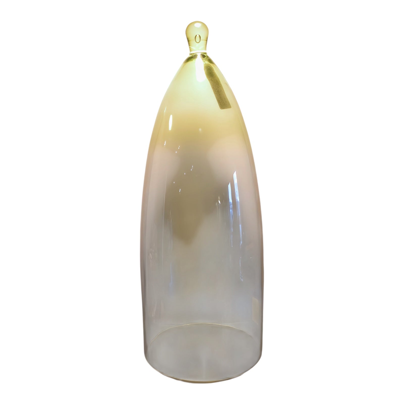Green Tipped Glass Cloche