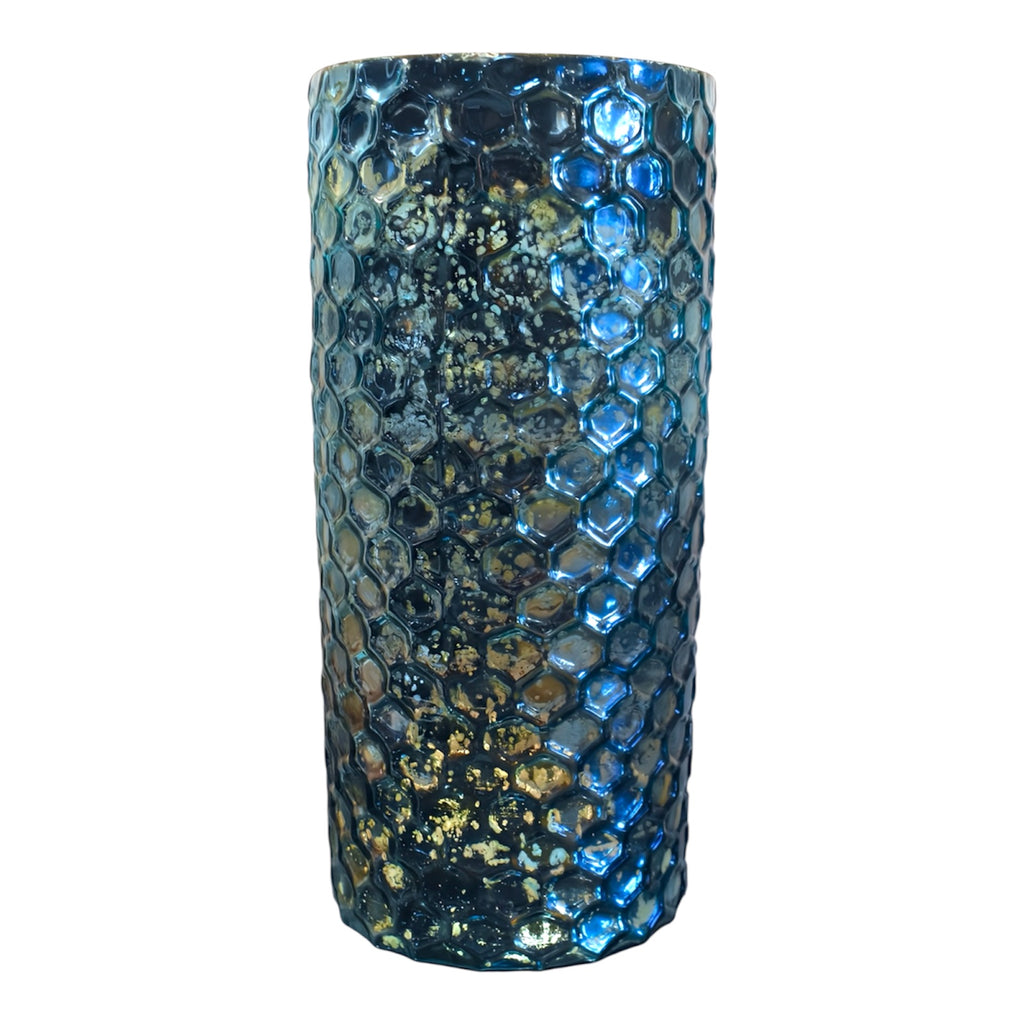 Large Antiqued Candle Holder
