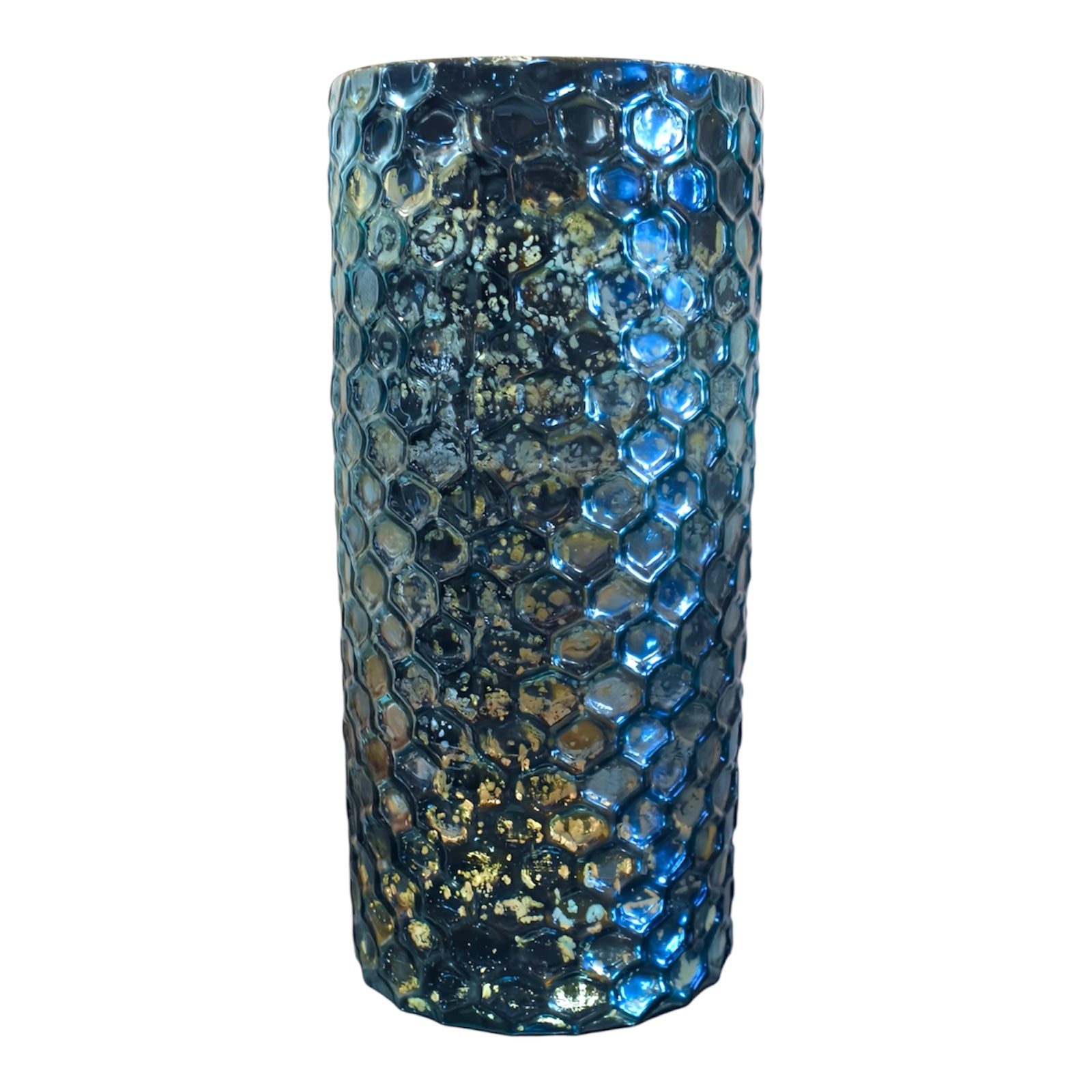Large Antiqued Candle Holder