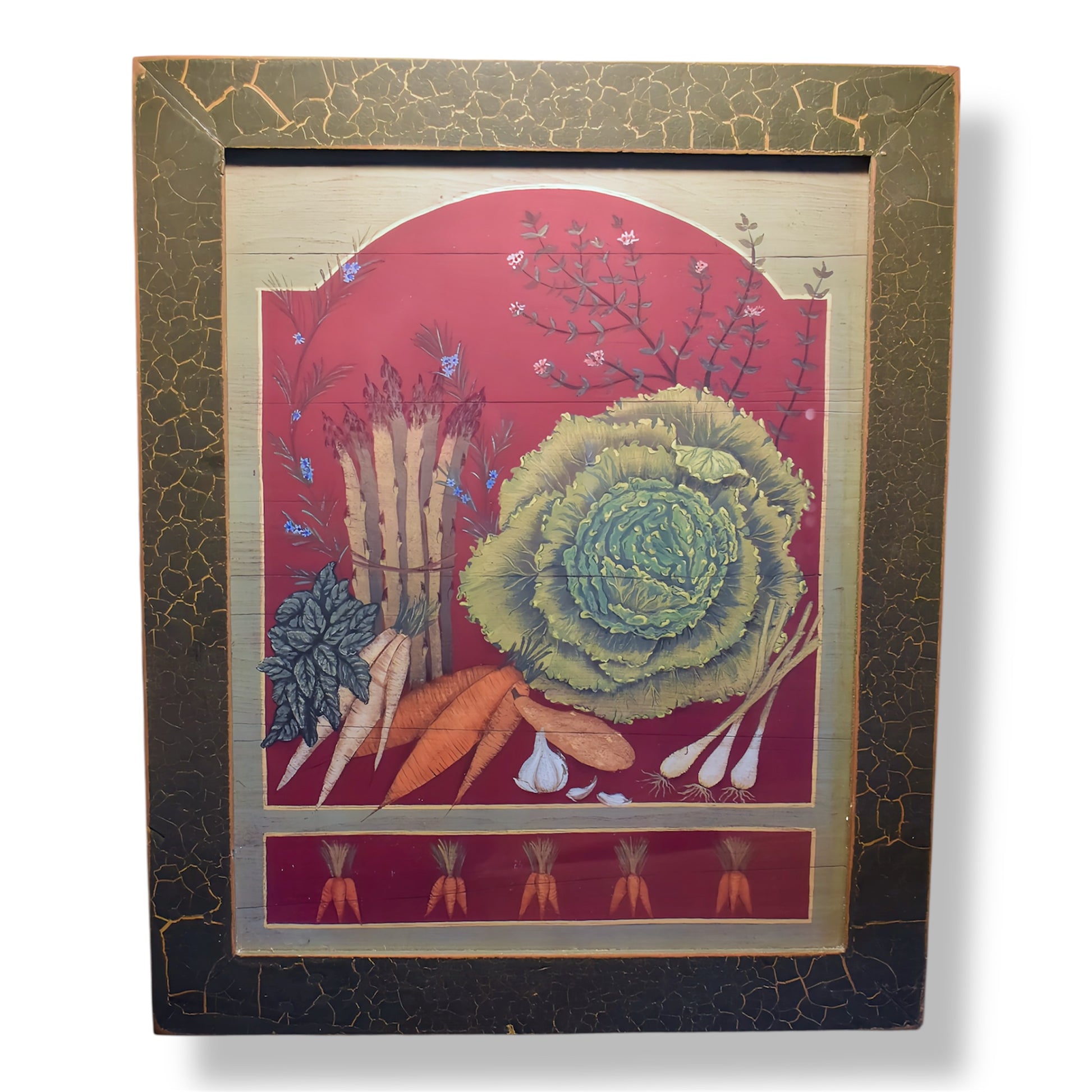 Spring Vegetables Framed Art Print