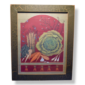 Spring Vegetables Framed Art Print