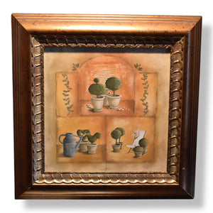 Topiaries Framed Art Print
