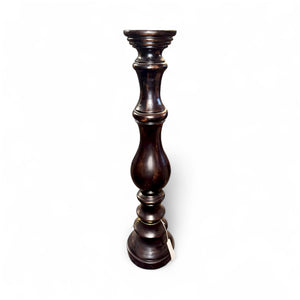 Mahogany 32" Candle Holder