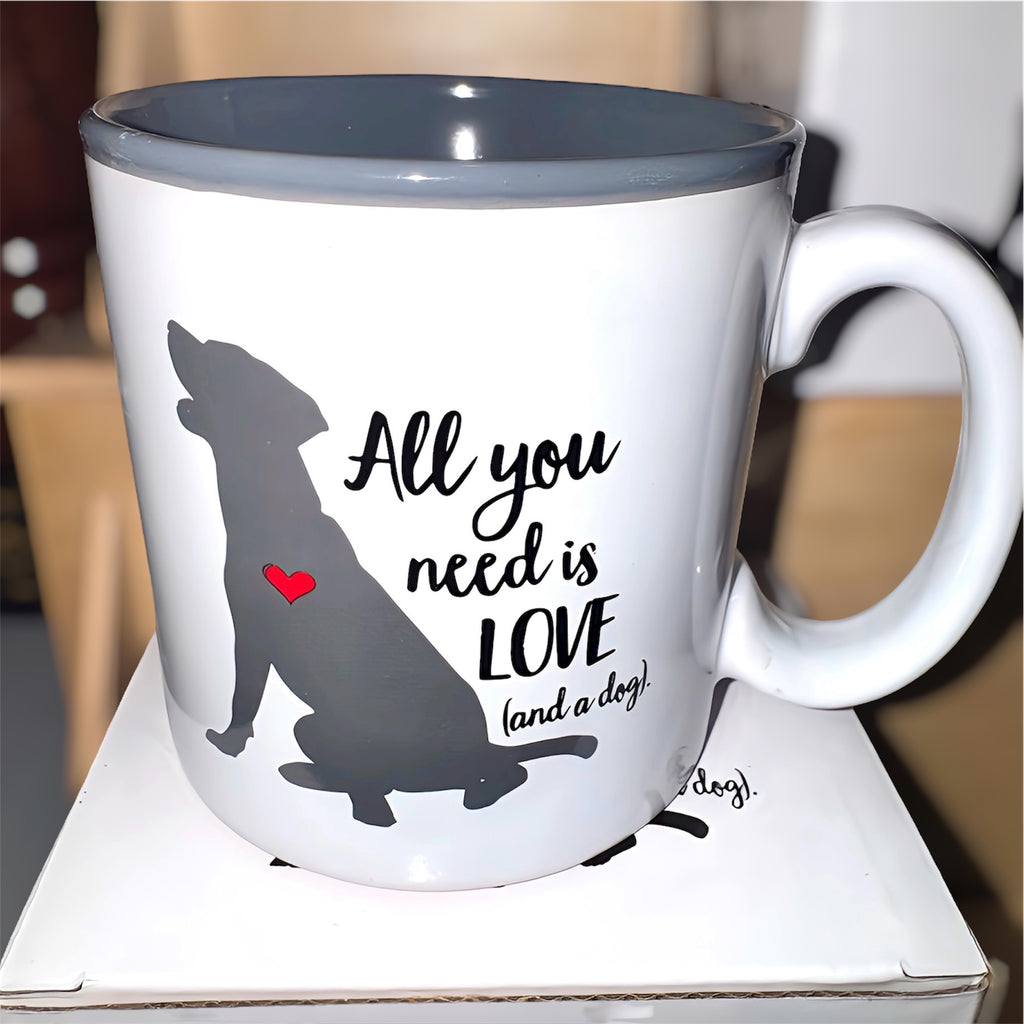 All You Need is Love (and a Dog) Mug