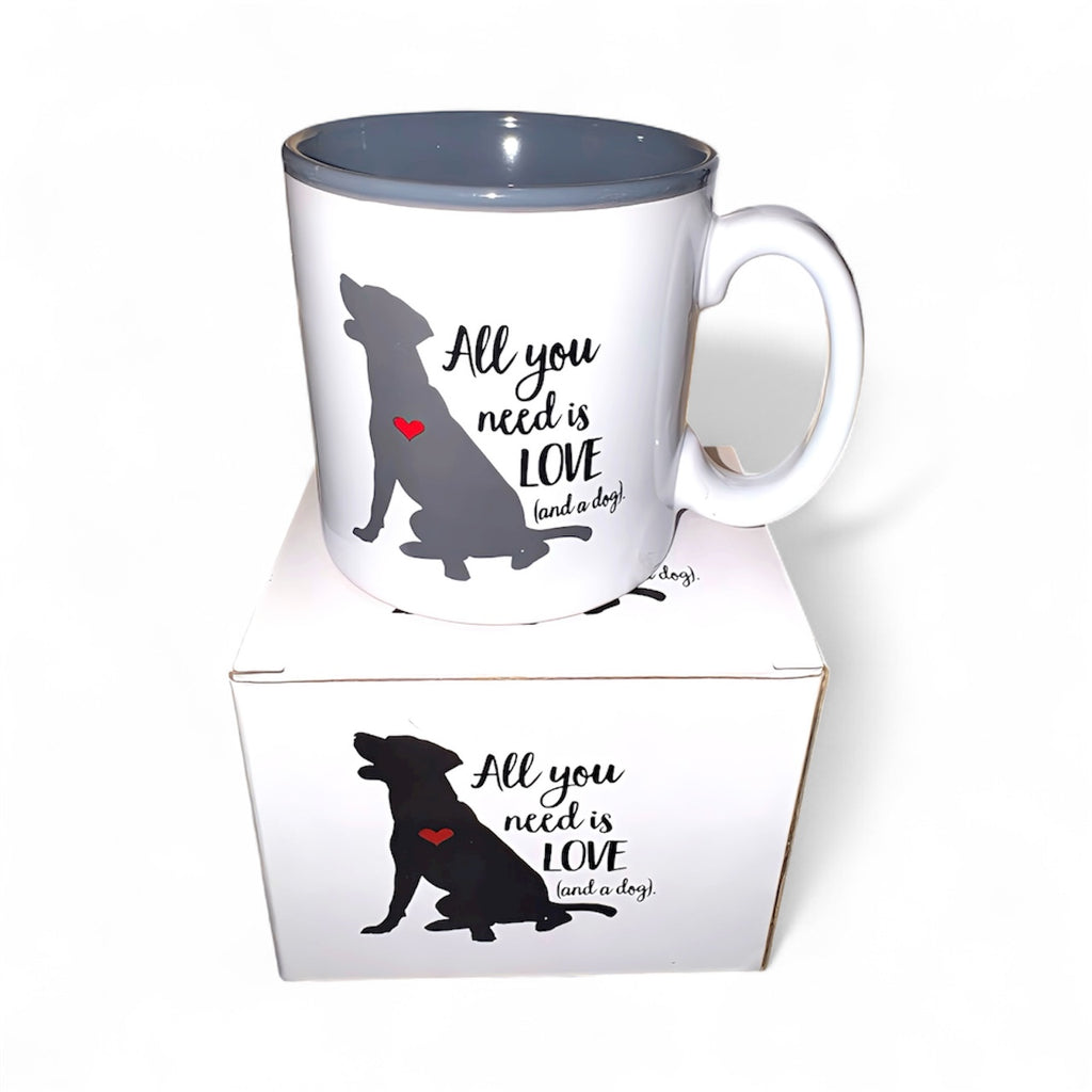 All You Need is Love (and a Dog) Mug