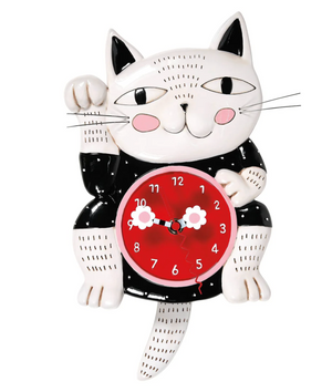 Lucky Cat Clock