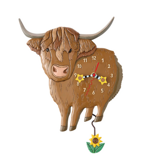 Sunny Moo Wall Clock