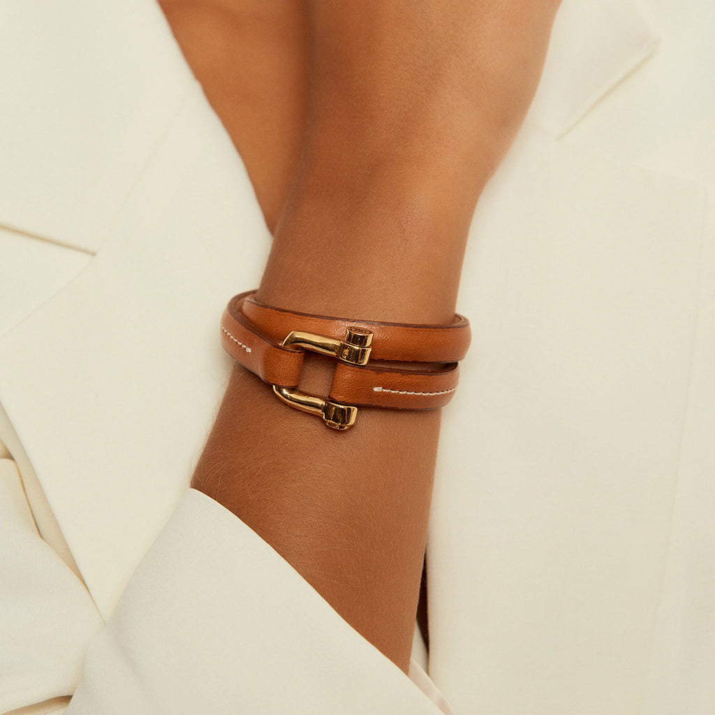 Shackle Bracelet Roll (Gold – M)