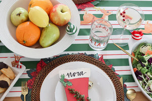 pinstripes biggie bowl (salad bowl)