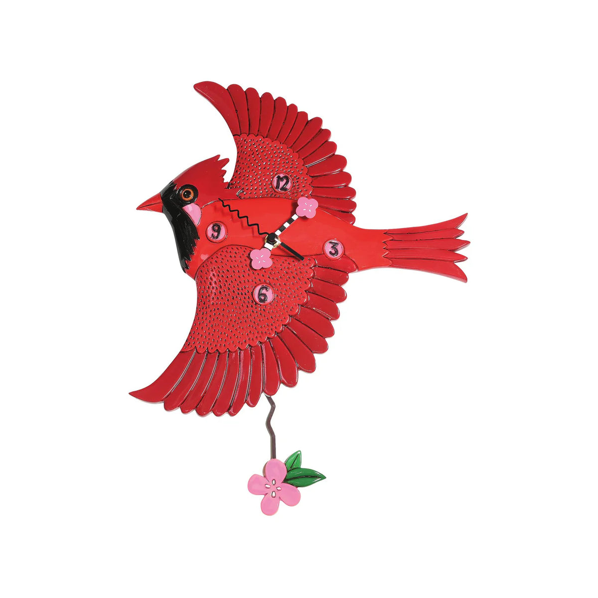 Cardinal's Song Wall Clock