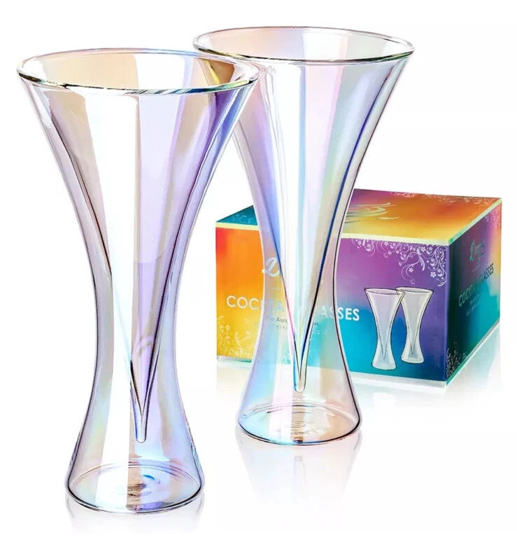 Aura Collection Cocktail Glasses (Set of 2) 8 oz