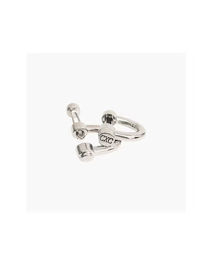Silver Plated Shackle Cufflinks