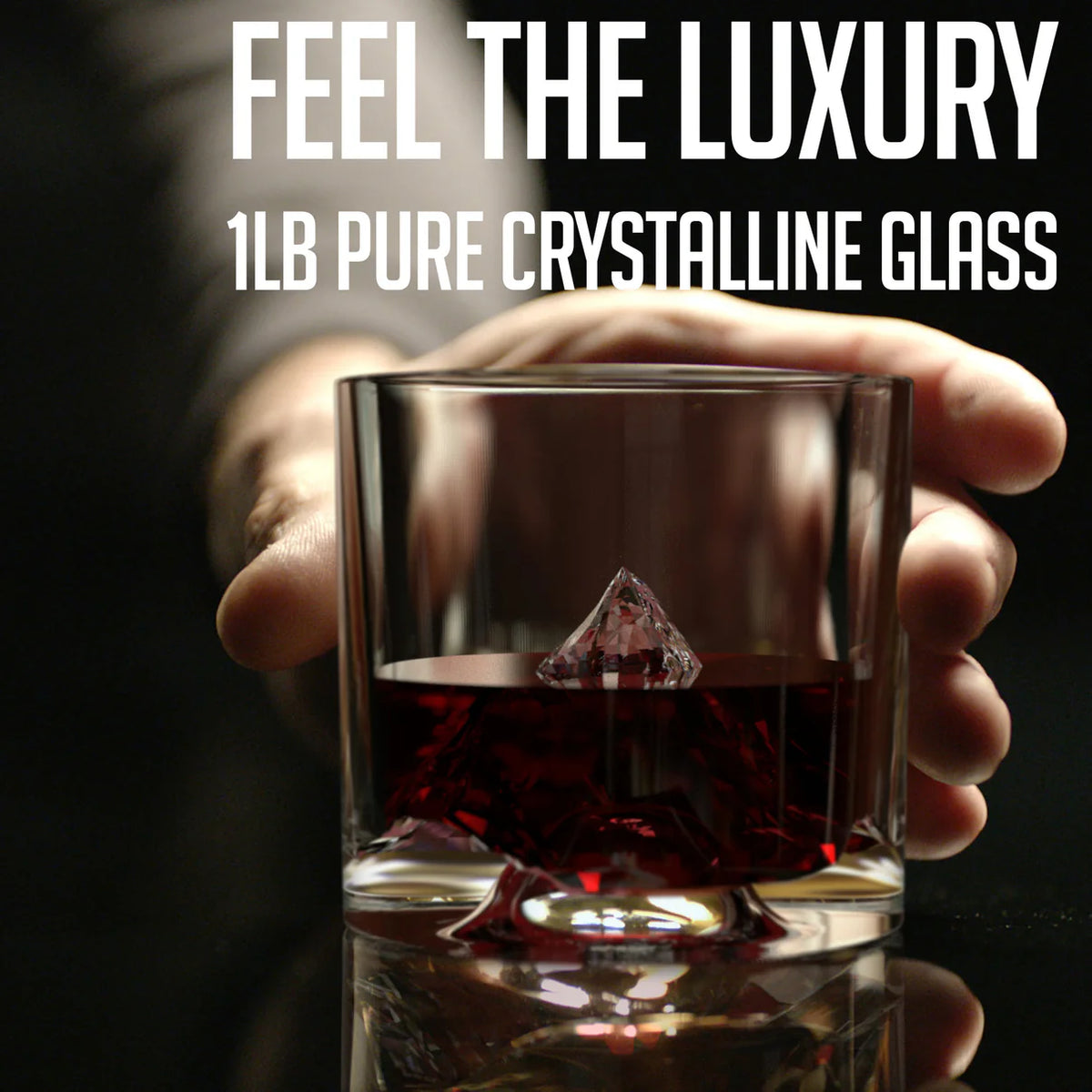 The Peaks Crystal Whiskey Decanter Set (5 pcs)