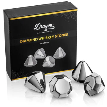 Diamond Whiskey Stones (Set of 4)