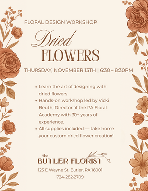 Dried Flower Arranging Workshop