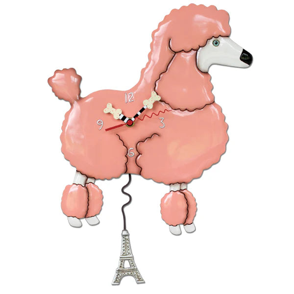 Frenchie Poodle Wall Clock