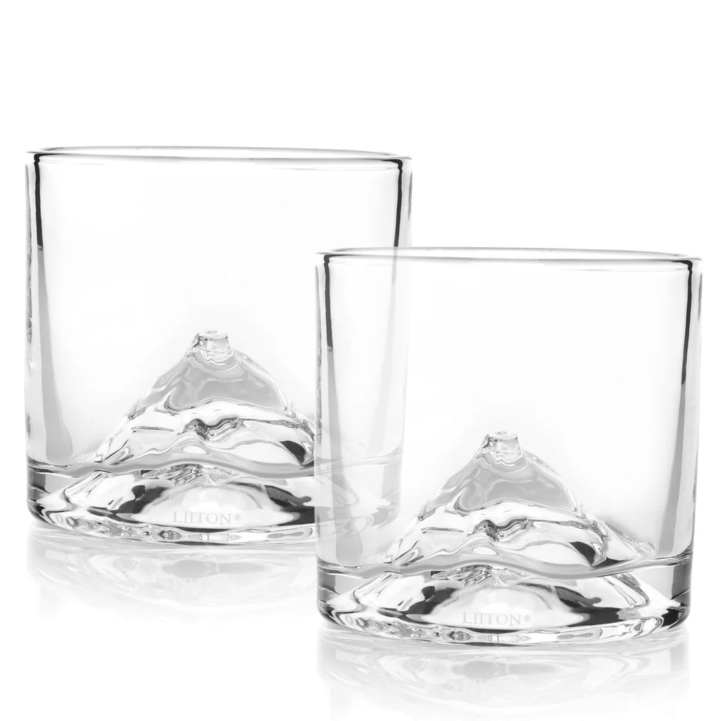 Mt. Fuji Whiskey Glasses - Set of 2