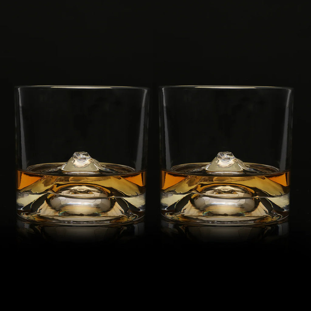 Mt. Fuji Whiskey Glasses - Set of 2