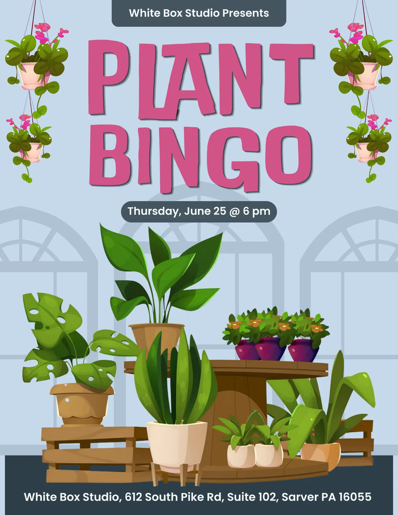 Plant Bingo at White Box Studio