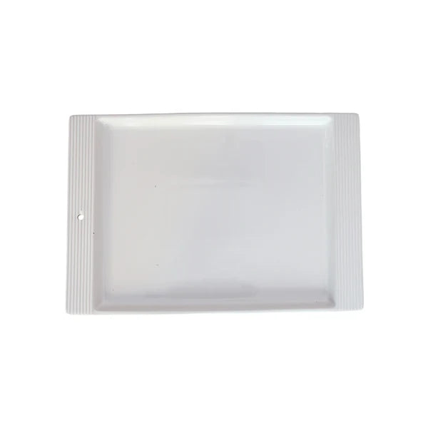 pinstripes rectangle platter