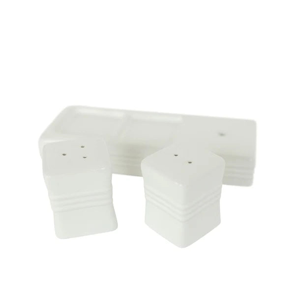 pinstripes salt & pepper shakers