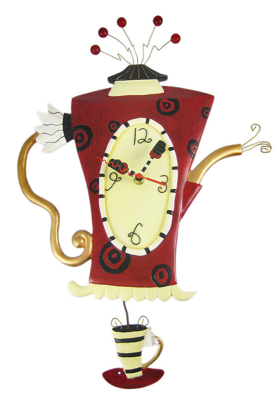Steamin' Tea Clock
