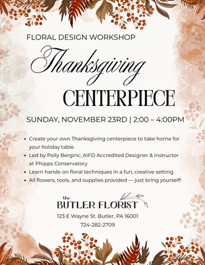 Thanksgiving Centerpiece Workshop