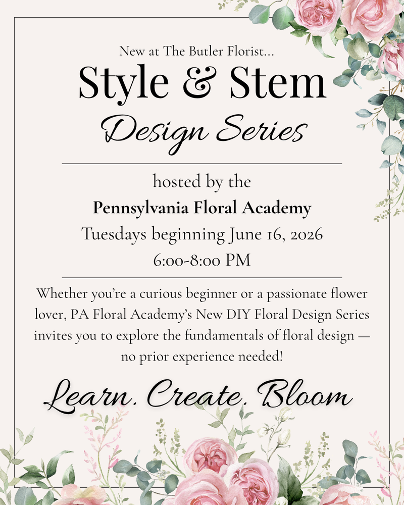 PA Floral Academy Style & Stem Design Series